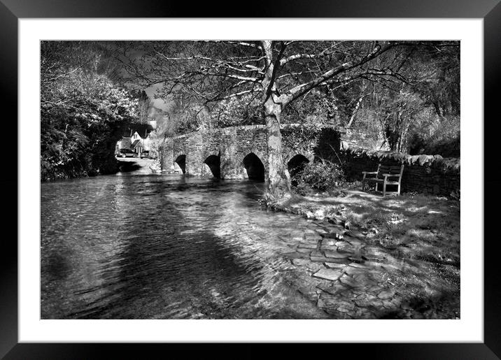 Bury Bridge & River Haddeo                       Framed Mounted Print by Darren Galpin