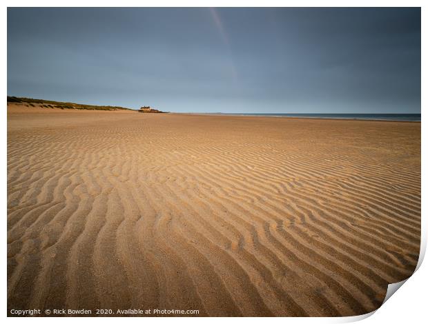 Brancaster Sand Waves Print by Rick Bowden