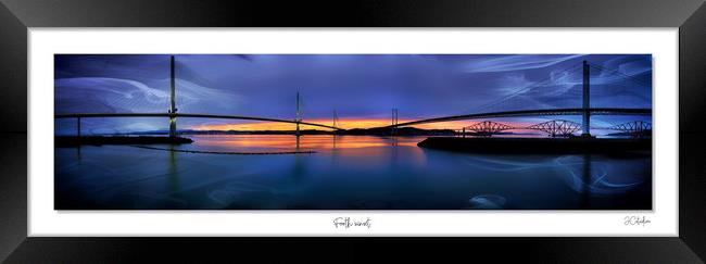 Forth sunset pano Framed Print by JC studios LRPS ARPS