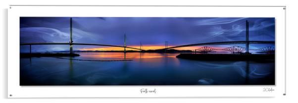 Forth sunset pano Acrylic by JC studios LRPS ARPS