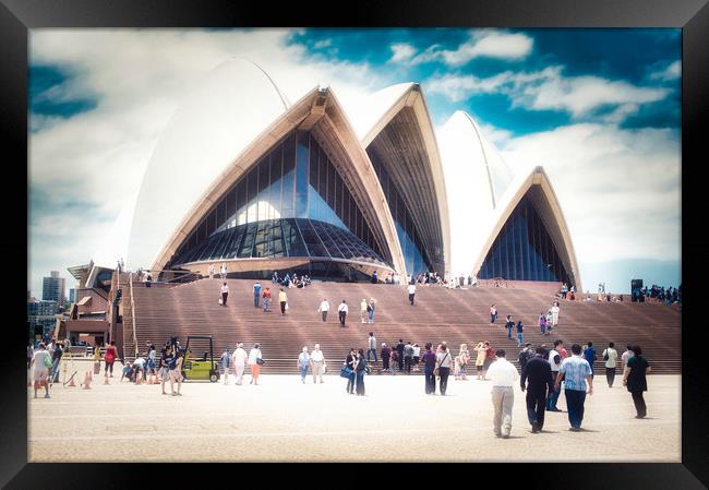 Sydney Opera House Framed Print by federico stevanin