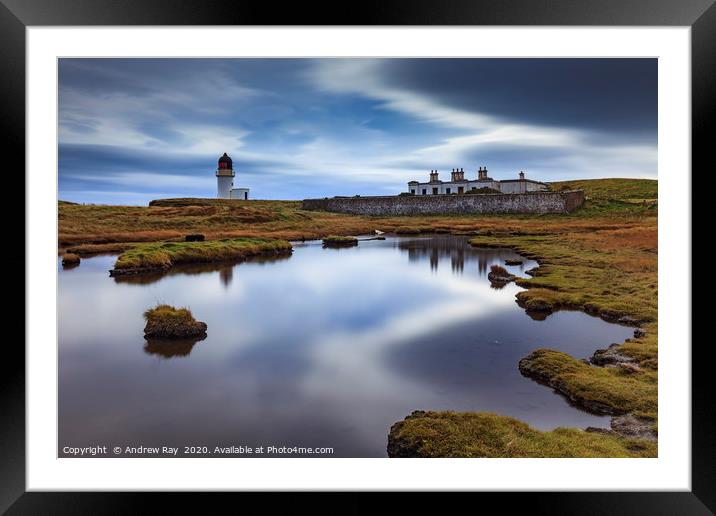 Reflections at Arnish Point Framed Mounted Print by Andrew Ray