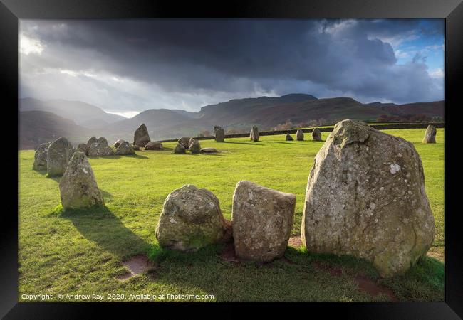 Castlerigg Stone Circle Framed Print by Andrew Ray