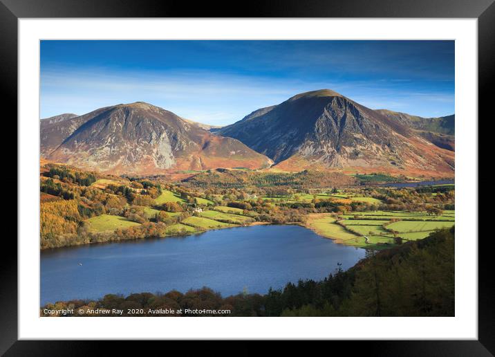 Terrance view (Loweswater) Framed Mounted Print by Andrew Ray