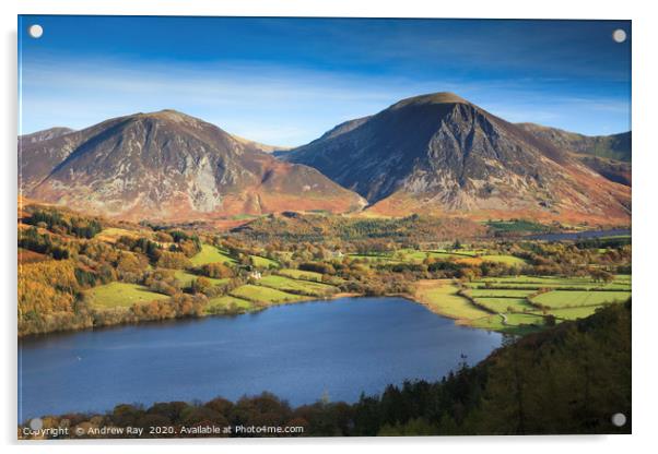 Terrance view (Loweswater) Acrylic by Andrew Ray