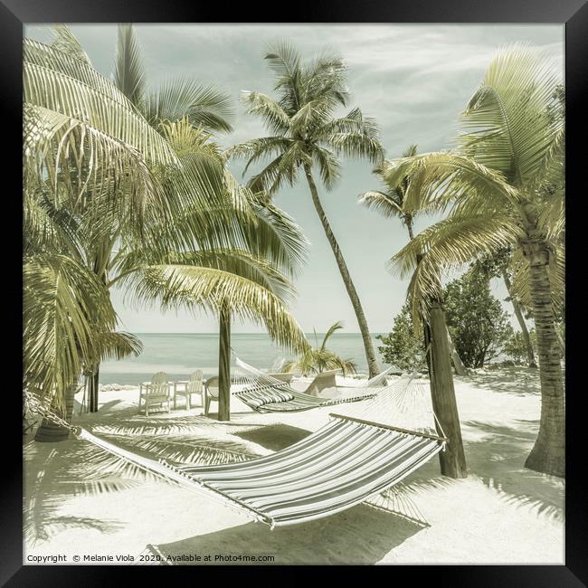 FLORIDA Heavenly Place | Vintage Framed Print by Melanie Viola