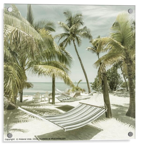 FLORIDA Heavenly Place | Vintage Acrylic by Melanie Viola