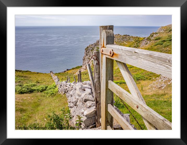 Red Chamber on the Gower Way, South Wales Framed Mounted Print by Chris Yaxley