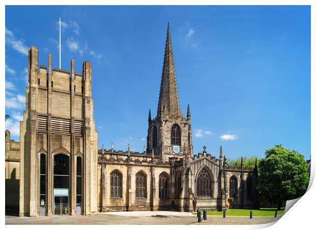 Sheffield Cathedral                       Print by Darren Galpin
