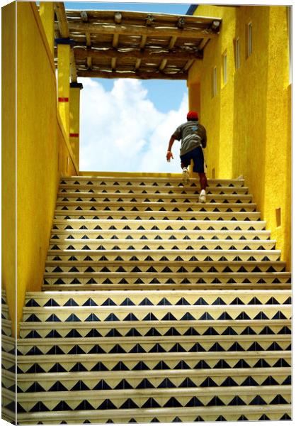 Stairway to heaven. Canvas Print by Dr.Oscar williams: PHD