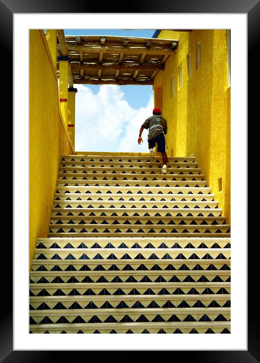 Stairway to heaven. Framed Mounted Print by Dr.Oscar williams: PHD