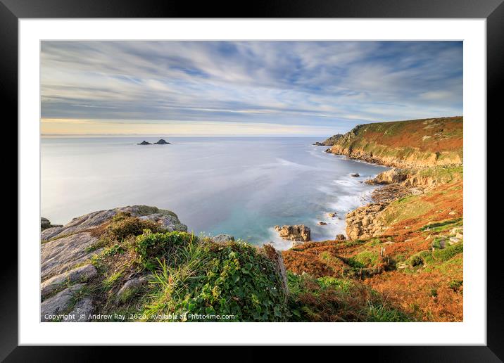 Evening light (Carn Leskys) Framed Mounted Print by Andrew Ray