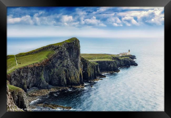 Neist Point, Isle of Skye. Framed Print by Phill Thornton