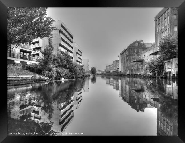 River City Norwich  Framed Print by Sally Lloyd