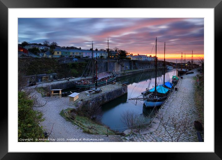 Early morning (Charlestown) Framed Mounted Print by Andrew Ray