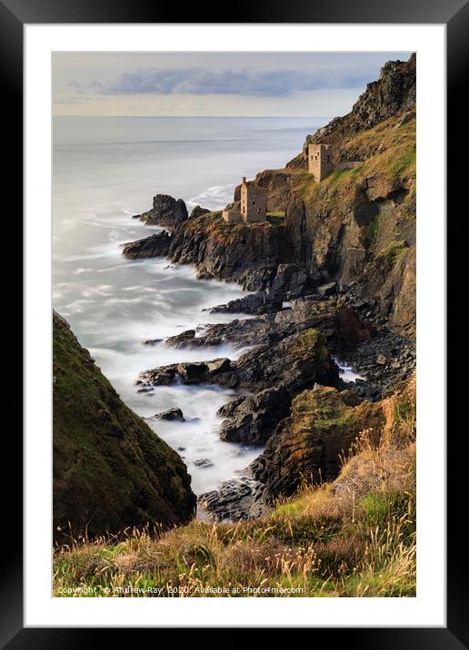 Evening light (Botallack) Framed Mounted Print by Andrew Ray