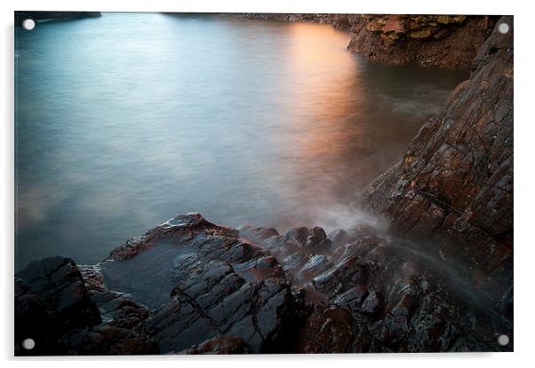 Rock Pool Acrylic by Keith Thorburn EFIAP/b