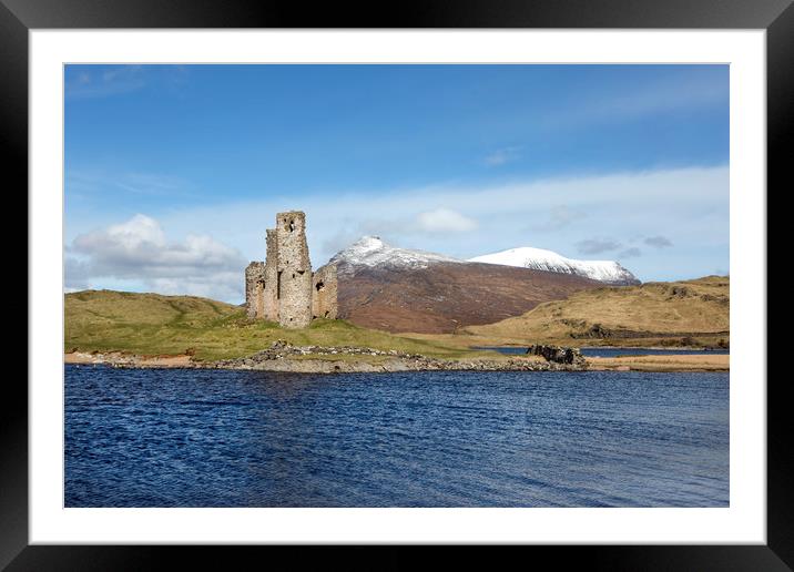Ardvreck Castle Framed Mounted Print by David Hare