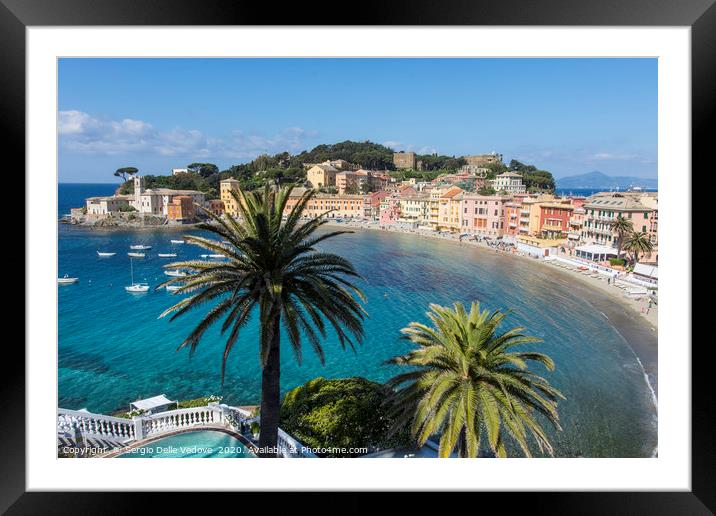 Silence bay Framed Mounted Print by Sergio Delle Vedove