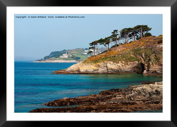 roseland cornwall Framed Mounted Print by Kevin Britland