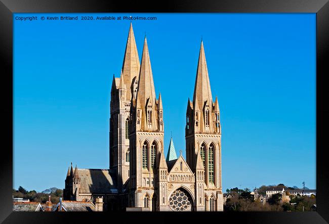 Truro Cathedral Cornwall Framed Print by Kevin Britland