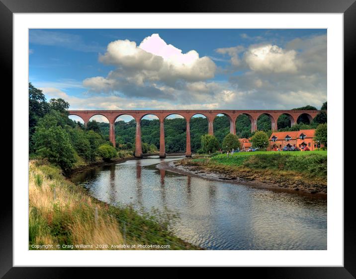 Whitby Viaduct, North Yorkshire Framed Mounted Print by Craig Williams
