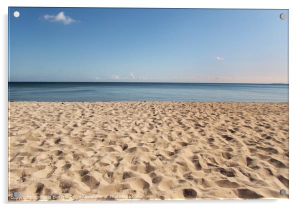 Sea - Sand - Sky Acrylic by Kasia Design