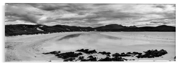 Balnakeil Beach Scotland Panorma Acrylic by Derek Beattie