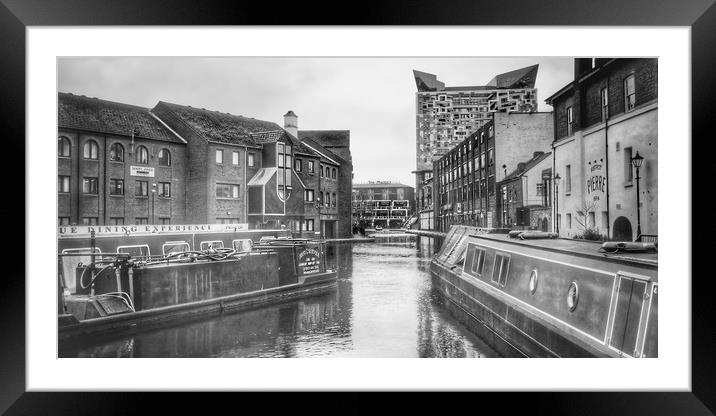 Birminghams Hidden Waterways Framed Mounted Print by Beryl Curran
