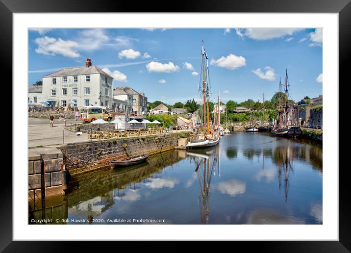 Charlestown Harbour  Framed Mounted Print by Rob Hawkins