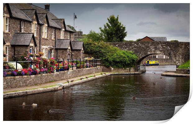 The Brecon Basin Canal Print by Leighton Collins