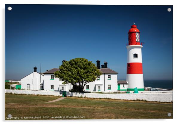 Souter Lighthouse Acrylic by Ray Pritchard