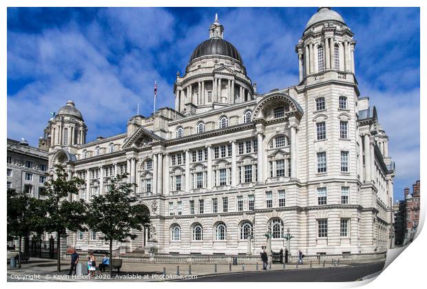 Port of Liverpool Building,  Print by Kevin Hellon
