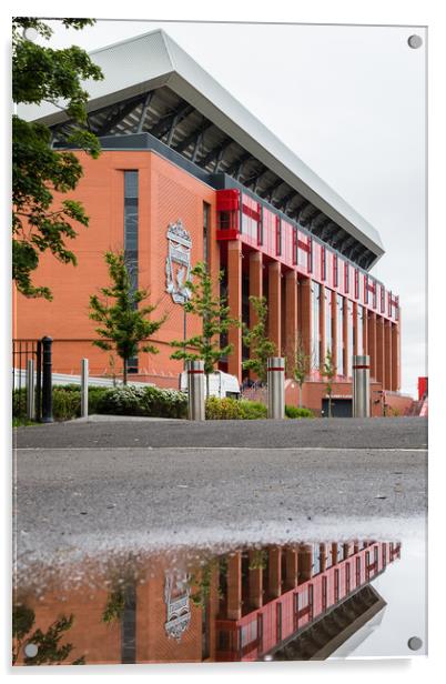 Main stand of Anfield stadium Acrylic by Jason Wells