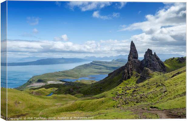 Old Man of Storr  Canvas Print by Phill Thornton