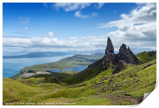 Old Man of Storr  Print by Phill Thornton