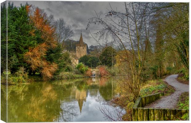 The River Avon Canvas Print by Dave Williams