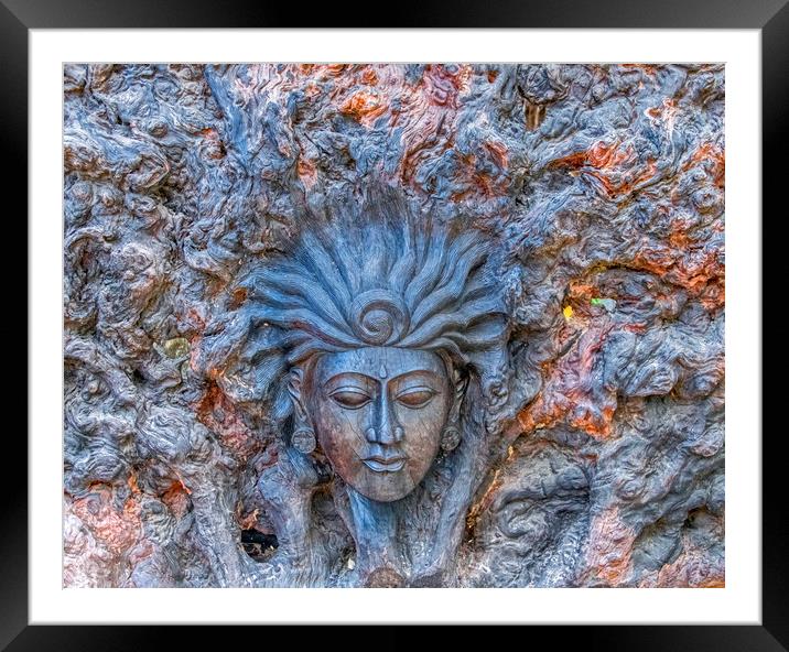 Bali Goddess of Agung Framed Mounted Print by Dave Williams