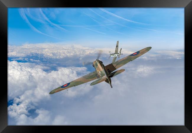 Hawker Hurricane deflection shot Framed Print by Gary Eason