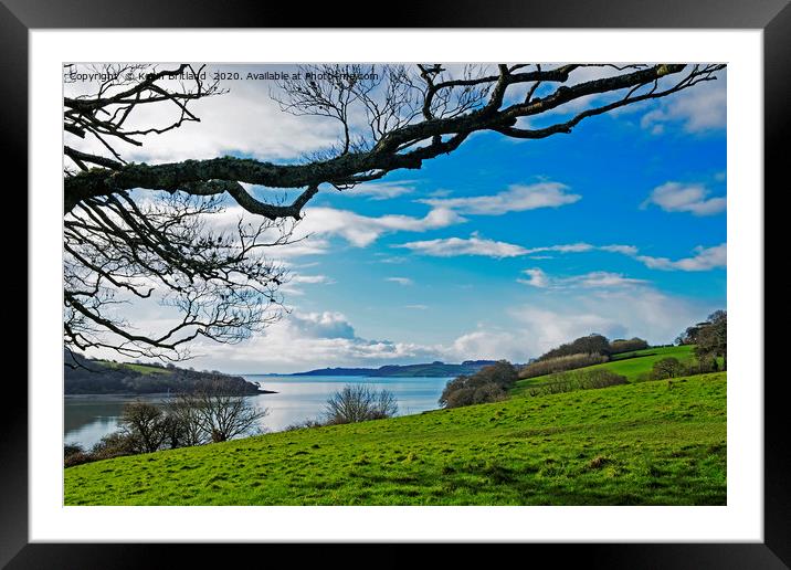Tranquil Cornwall Framed Mounted Print by Kevin Britland