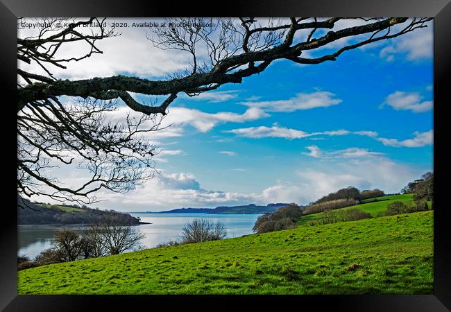 Tranquil Cornwall Framed Print by Kevin Britland