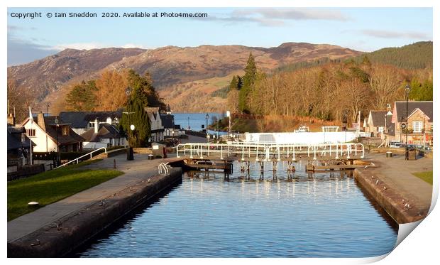 Caledonian Canal, Fort Augustus Print by Iain Sneddon