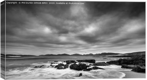 A Hebrides Mono Moment Canvas Print by Phil Durkin DPAGB BPE4