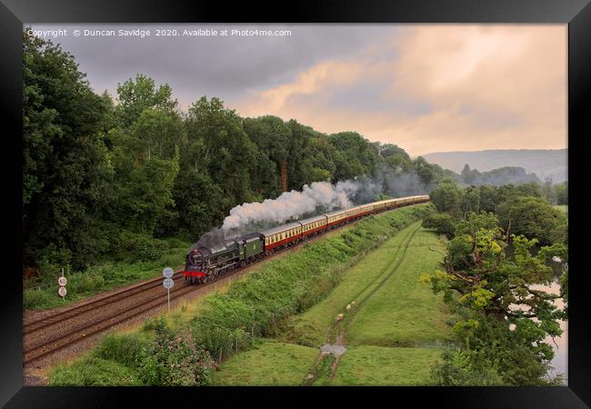 Mainline steam returns with 46100 ‘Royal Scot’ Framed Print by Duncan Savidge