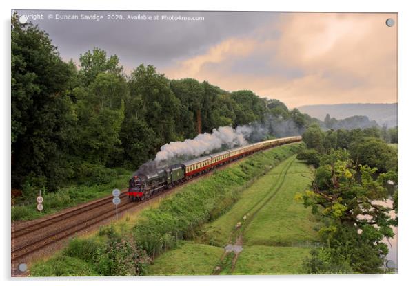 Mainline steam returns with 46100 ‘Royal Scot’ Acrylic by Duncan Savidge