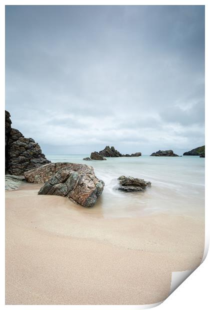 Golden Waves of Sango Bay Print by Stuart Jack