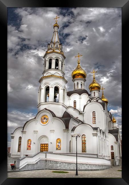 The Woman's Monastery, Rostov on Don     Framed Print by Dave Williams