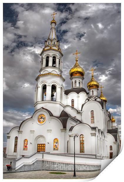 The Woman's Monastery, Rostov on Don     Print by Dave Williams