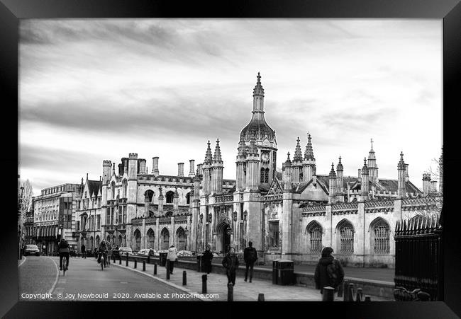 Cambridge - historical buildings.  Framed Print by Joy Newbould