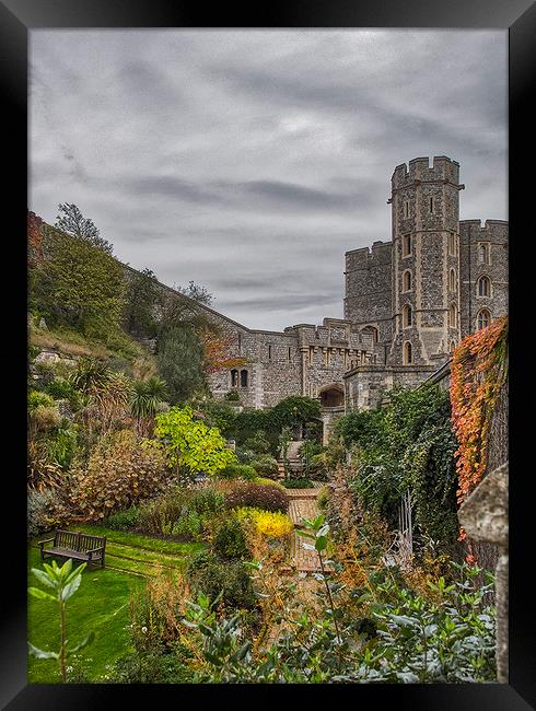 The Queens Private Windsor Garden Framed Print by Dave Williams